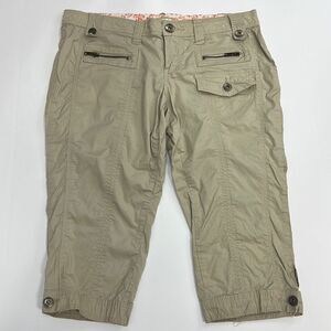 Arizona Jean Company Women’s Beige Utility Capri Pants Size 9